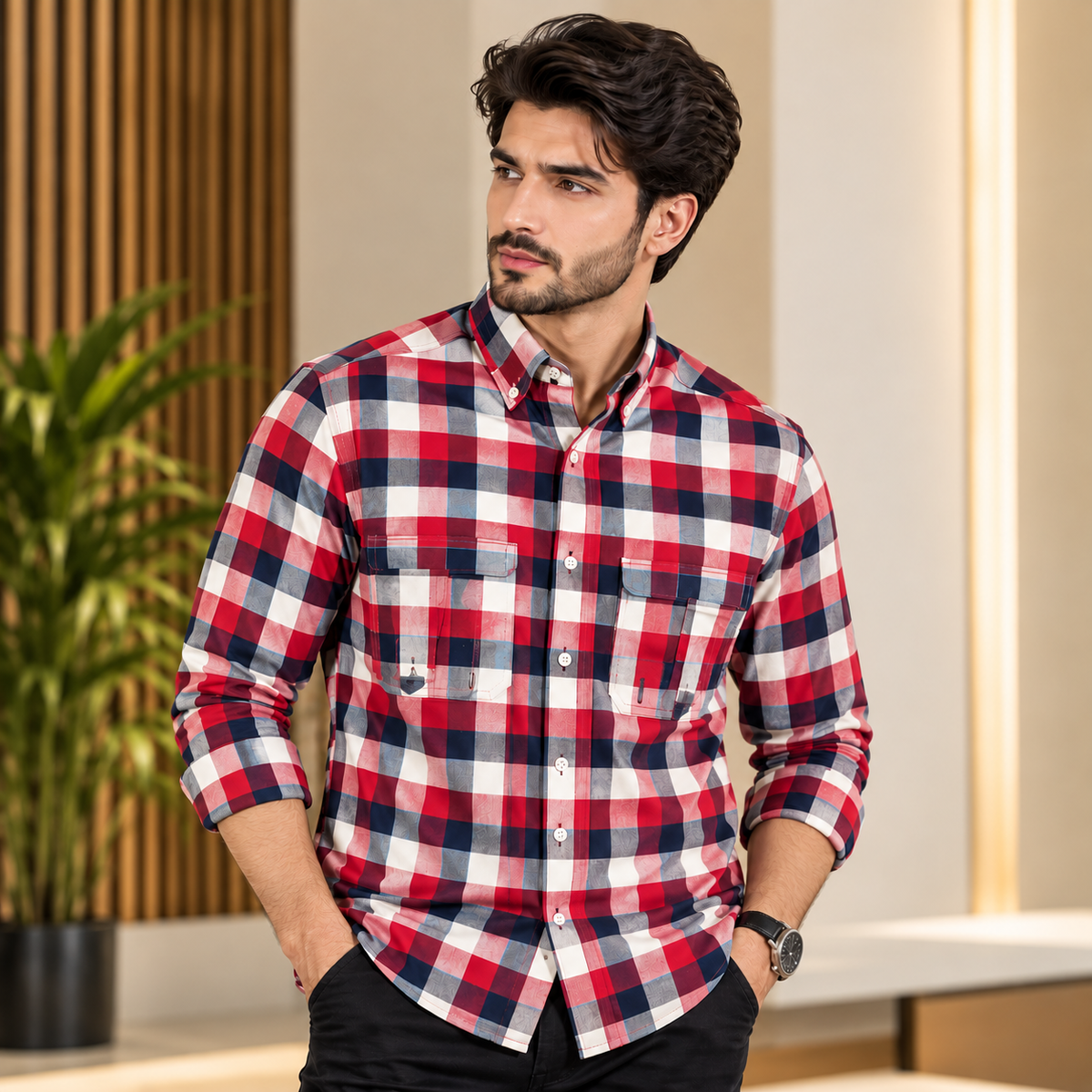 Plaid Casual Shirt