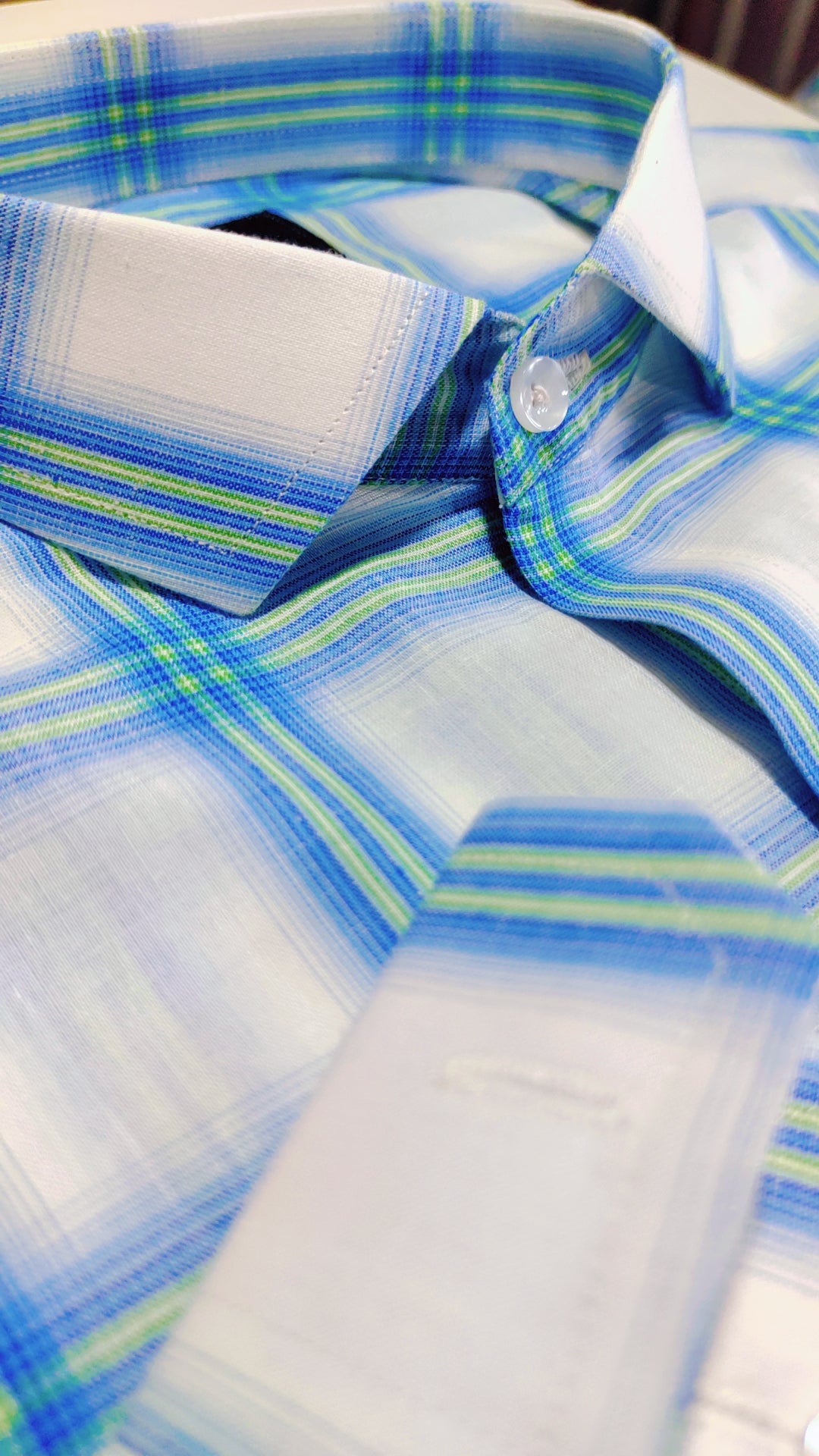 Ashkan Blue Crest Check Shirt